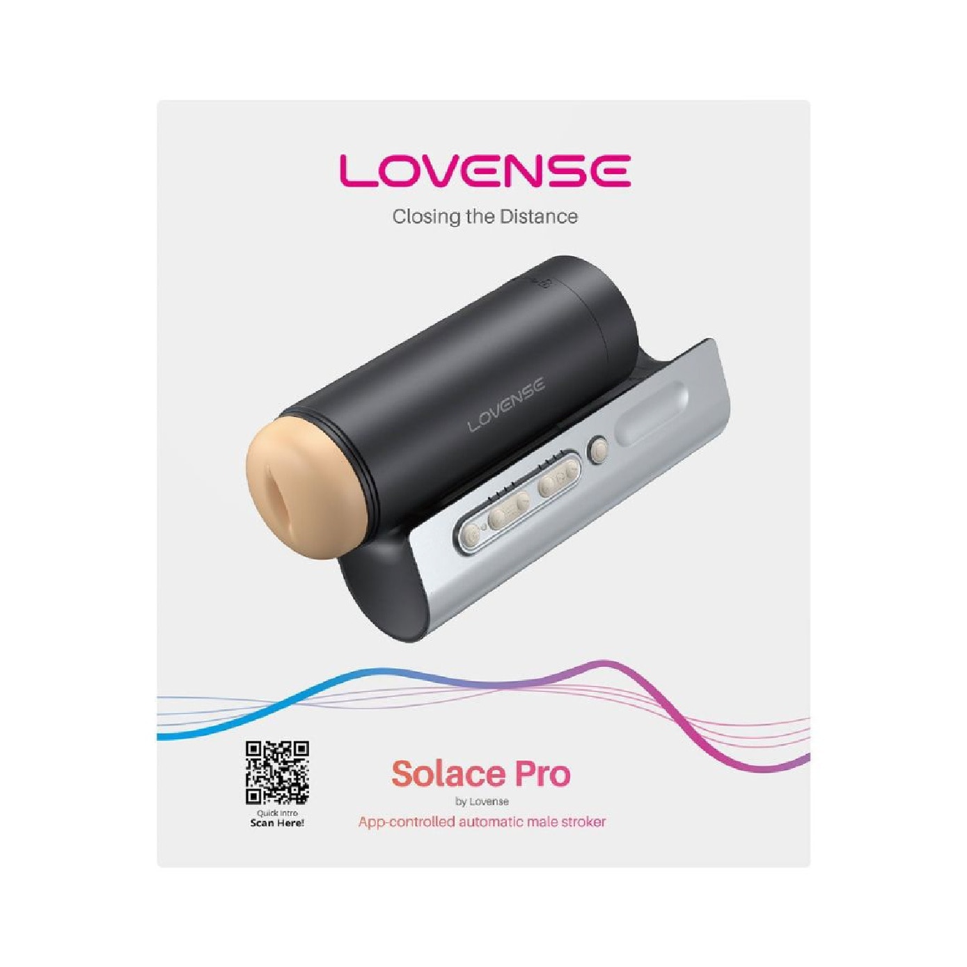 Solace Pro AI-Powered Remote Control Thrusting Male Masturbator 1s
