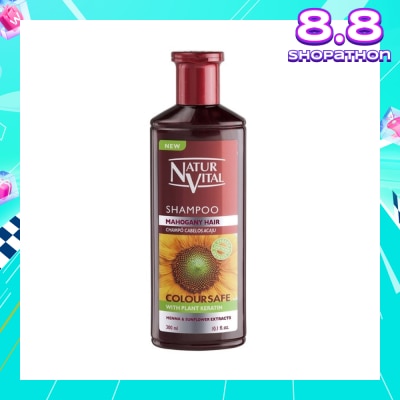 NATURVITAL Coloursafe Henna Shampoo (Mahogany) 300ml