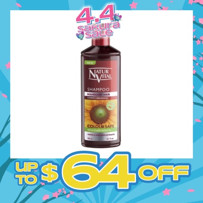 NATURVITAL - Coloursafe Henna Shampoo (Mahogany) 300ml