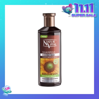 NATURVITAL Coloursafe Henna Shampoo (Chestnut) 300ml
