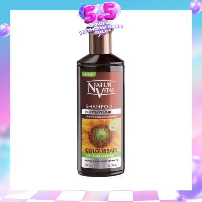 NATURVITAL - Coloursafe Henna Shampoo (Chestnut) 300ml