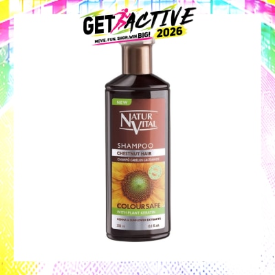 NATURVITAL - Coloursafe Henna Shampoo (Chestnut) 300ml image