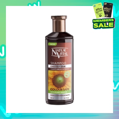 NATURVITAL Coloursafe Henna Shampoo (Chestnut) 300ml