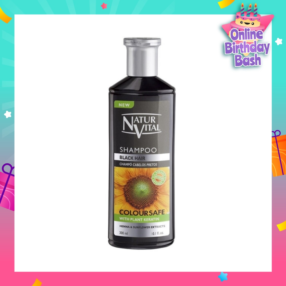 Coloursafe Henna Shampoo (Black) 300ml