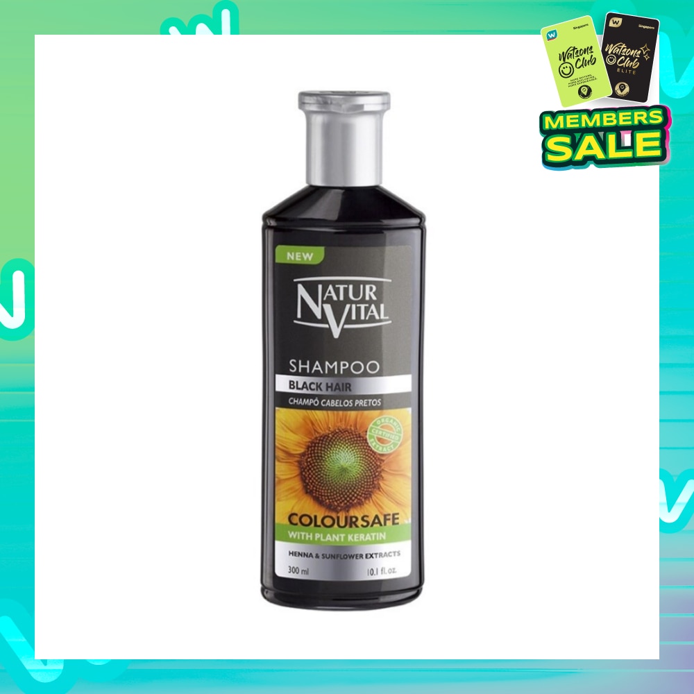 Coloursafe Henna Shampoo (Black) 300ml