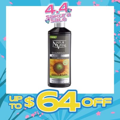 NATURVITAL - Coloursafe Henna Shampoo (Black) 300ml