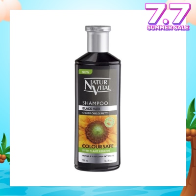 NATURVITAL Coloursafe Henna Shampoo (Black) 300ml