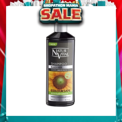 NATURVITAL - Coloursafe Henna Shampoo (Black) 300ml