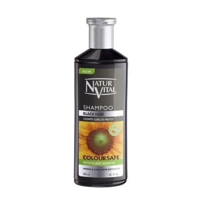 NATURVITAL Coloursafe Henna Shampoo (Black) 300ml