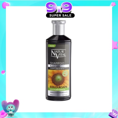 NATURVITAL - Coloursafe Henna Shampoo (Black) 300ml image