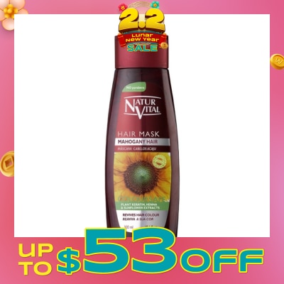 NATURVITAL Coloursafe Henna Mask (Mahogany) 300ml