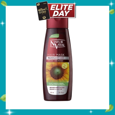 NATURVITAL Coloursafe Henna Mask (Mahogany) 300ml image