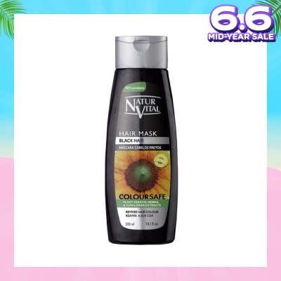 NATURVITAL Coloursafe Henna Mask (Black) 300ml