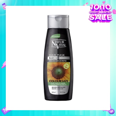 NATURVITAL Coloursafe Henna Mask (Black) 300ml