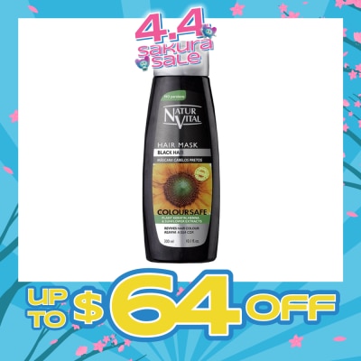 NATURVITAL - Coloursafe Henna Mask (Black) 300ml