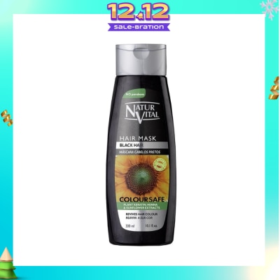 NATURVITAL Coloursafe Henna Mask (Black) 300ml
