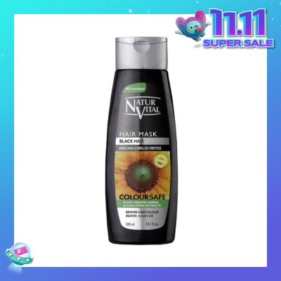 NATURVITAL Coloursafe Henna Mask (Black) 300ml