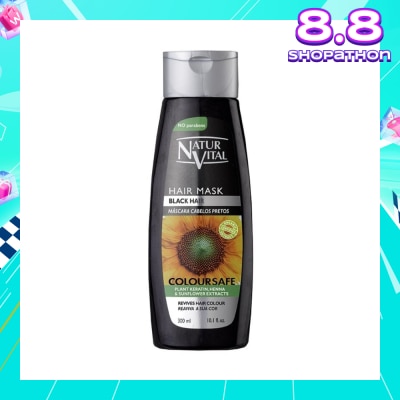 NATURVITAL Coloursafe Henna Mask (Black) 300ml