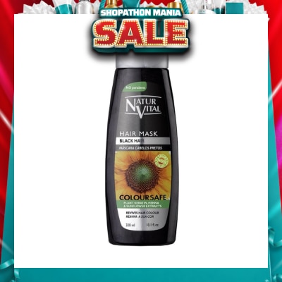 NATURVITAL - Coloursafe Henna Mask (Black) 300ml