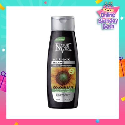 NATURVITAL Coloursafe Henna Mask (Black) 300ml