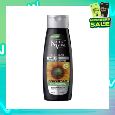 NATURVITAL Coloursafe Henna Mask (Black) 300ml