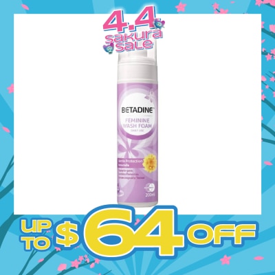 BETADINE® - Feminine Wash Gentle Protection Foam 200ml