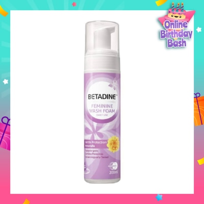 BETADINE® Feminine Wash Gentle Protection Foam 200ml
