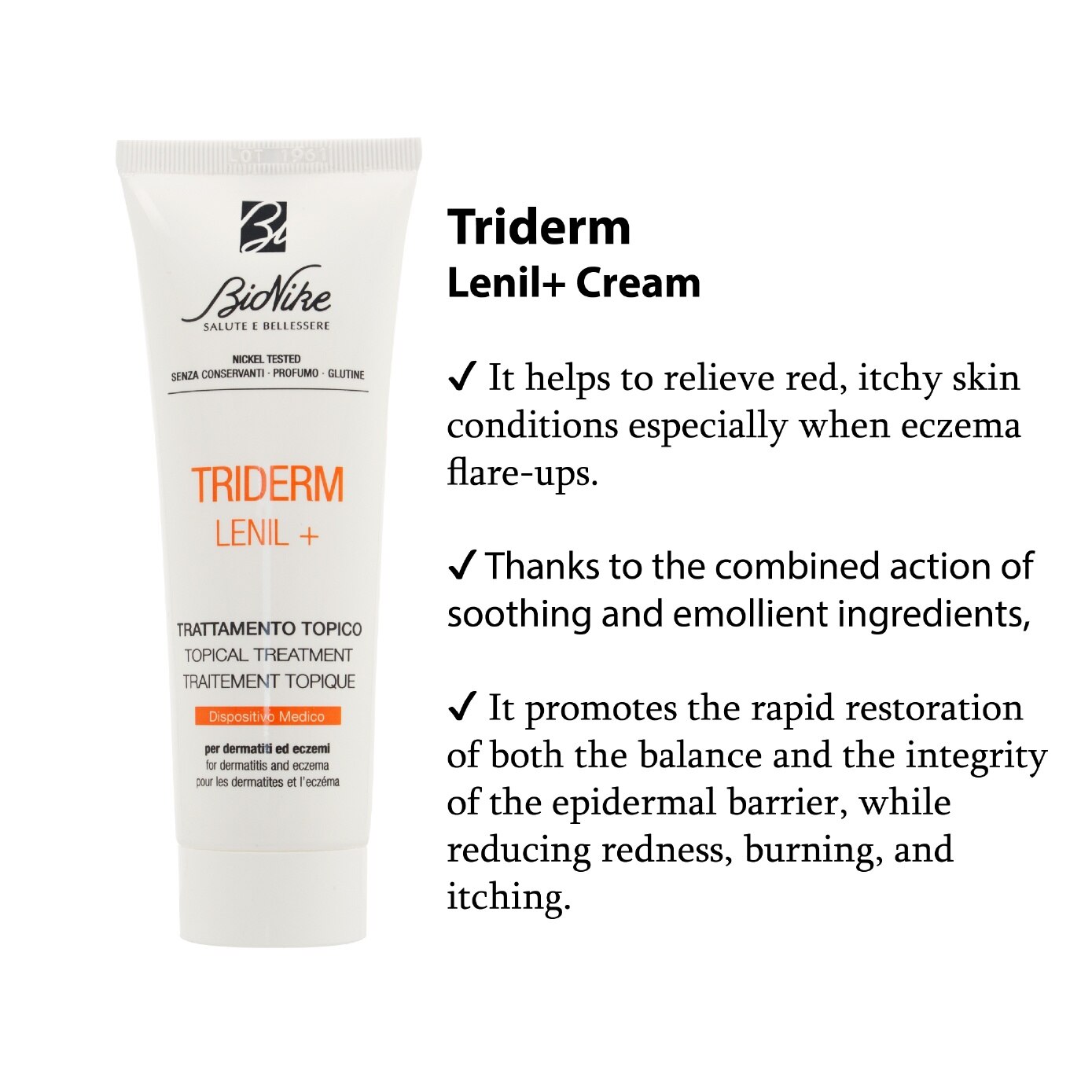 Triderm Lenil+ Topical Treatment Cream 50ml