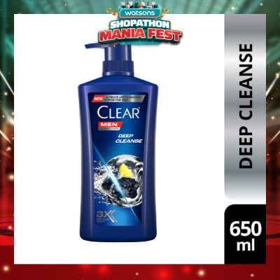 CLEAR - Men Deep Cleanse Shampoo 650ml