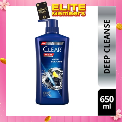 CLEAR Men Deep Cleanse Shampoo 650ml