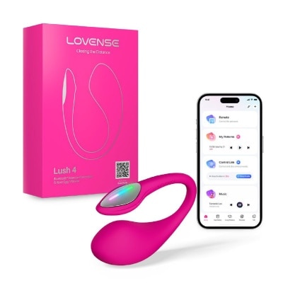 LOVENSE - Lush 4 App-Controlled G-Spot Egg Vibrator 1s