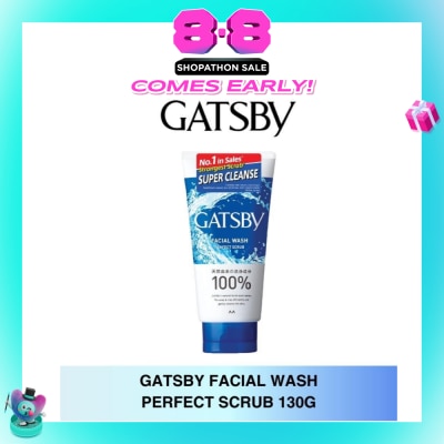 GATSBY - Facial Wash Perfect Scrub 130g