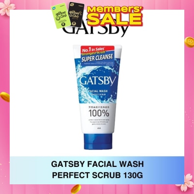 GATSBY [CNY] Facial Wash Perfect Scrub 130g