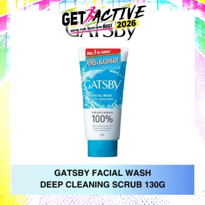 GATSBY - Facial Wash Deep Cleaning Scrub 130g image