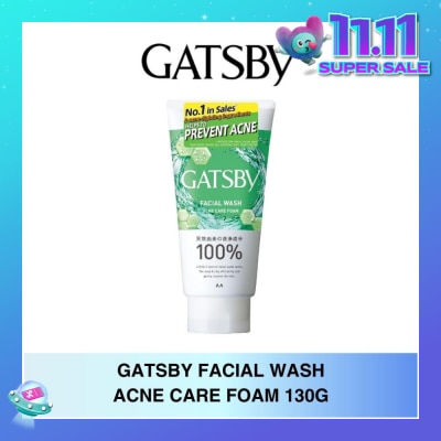 GATSBY Facial Wash Acne Care Foam 130g