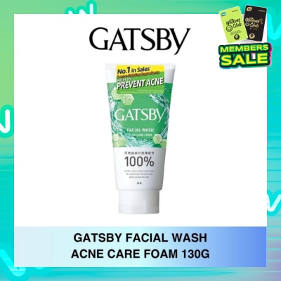 GATSBY Facial Wash Acne Care Foam 130g