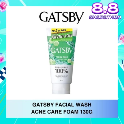 GATSBY Facial Wash Acne Care Foam 130g