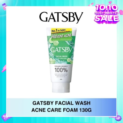 GATSBY Facial Wash Acne Care Foam 130g