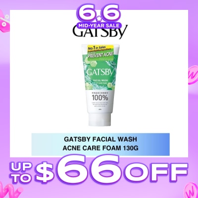 GATSBY - Facial Wash Acne Care Foam 130g