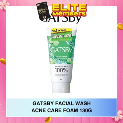 GATSBY Facial Wash Acne Care Foam 130g