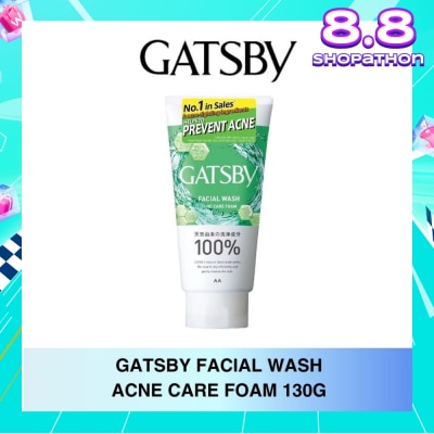 GATSBY Facial Wash Acne Care Foam 130g