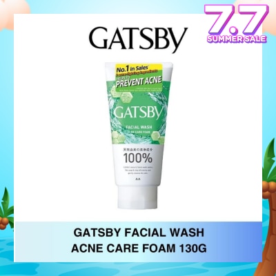 GATSBY Facial Wash Acne Care Foam 130g