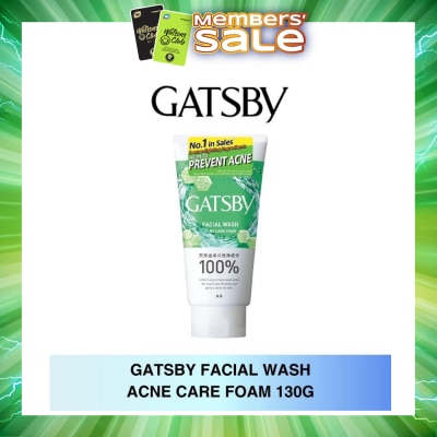 GATSBY - Facial Wash Acne Care Foam 130g