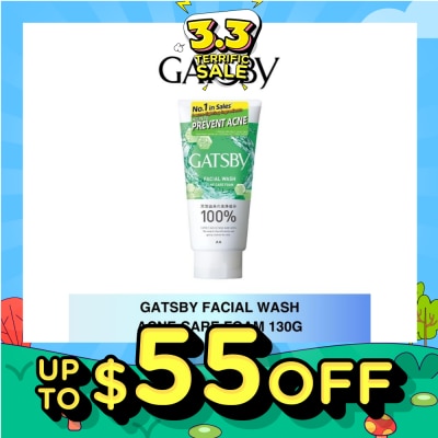 GATSBY Facial Wash Acne Care Foam 130g