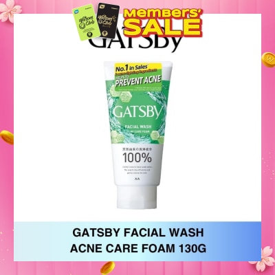 GATSBY Facial Wash Acne Care Foam 130g