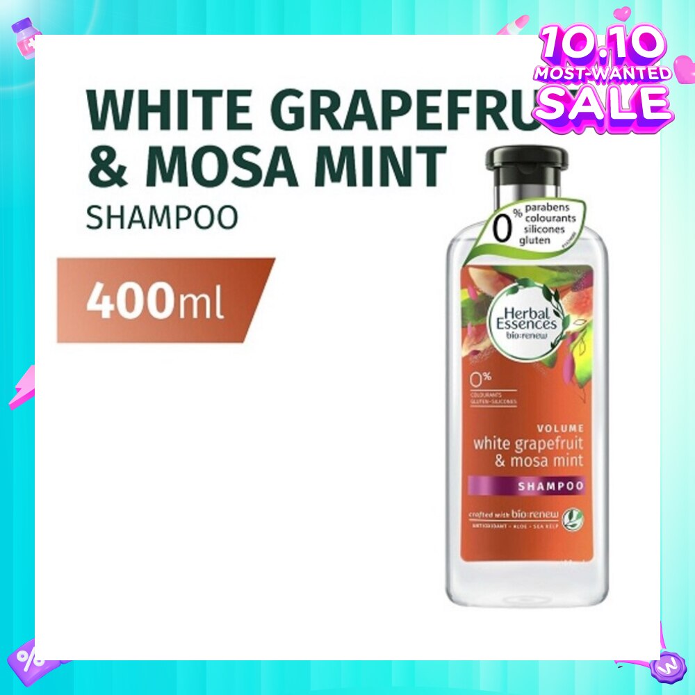 Herbal Essences Volume White Grapefruit & Mosa Mint Shampoo 400ml
