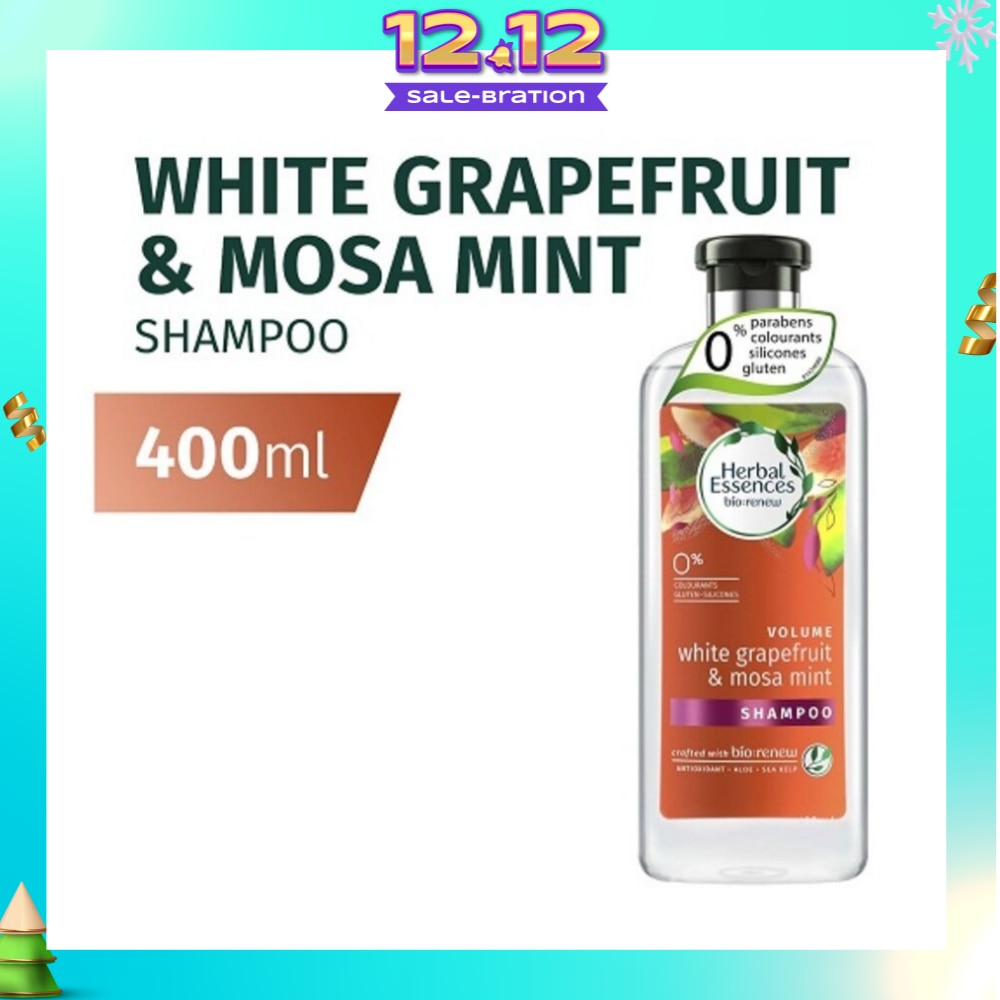 Herbal Essences Volume White Grapefruit & Mosa Mint Shampoo 400ml