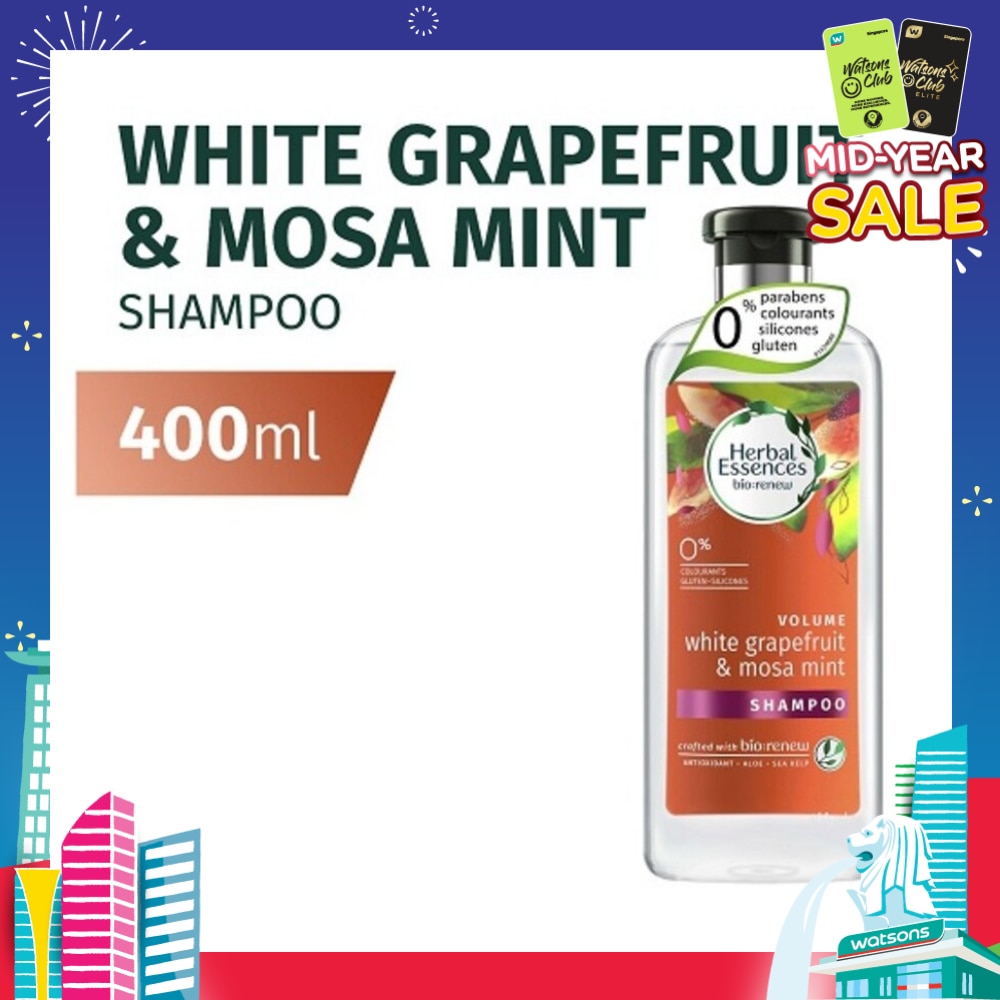 Herbal Essences Volume White Grapefruit & Mosa Mint Shampoo 400ml