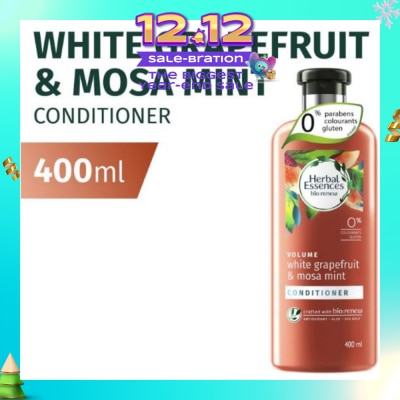 HERBAL ESSENCES Herbal Essences Volume White Grapefruit & Mosa Mint Conditioner 400ml
