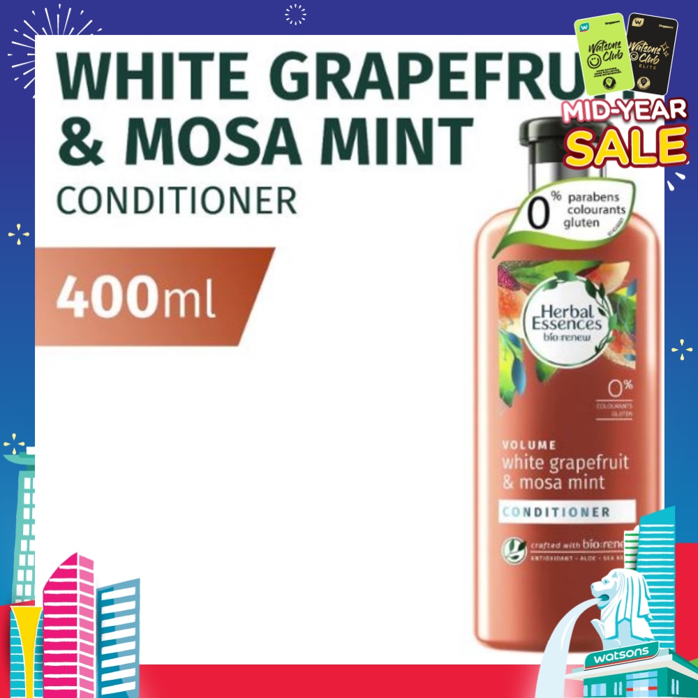 Bio Renew Volume White Grapefruit & Mosa Mint Conditioner 400ml